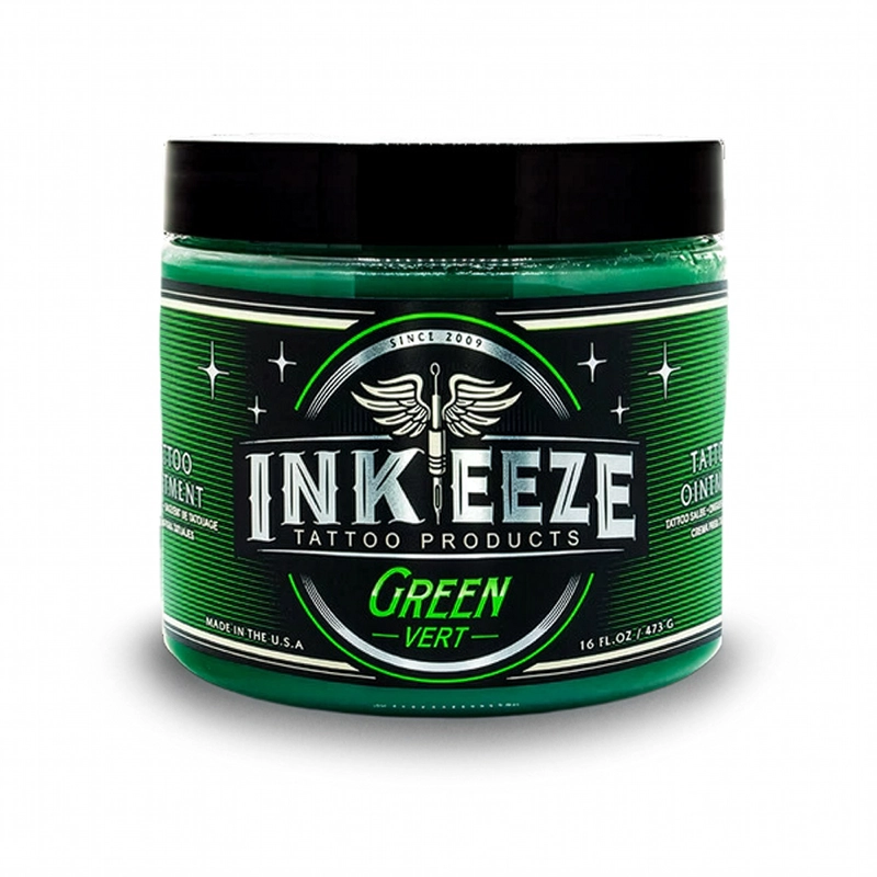 Inkeeze Green Vert Tattoo Salbe 473 ml