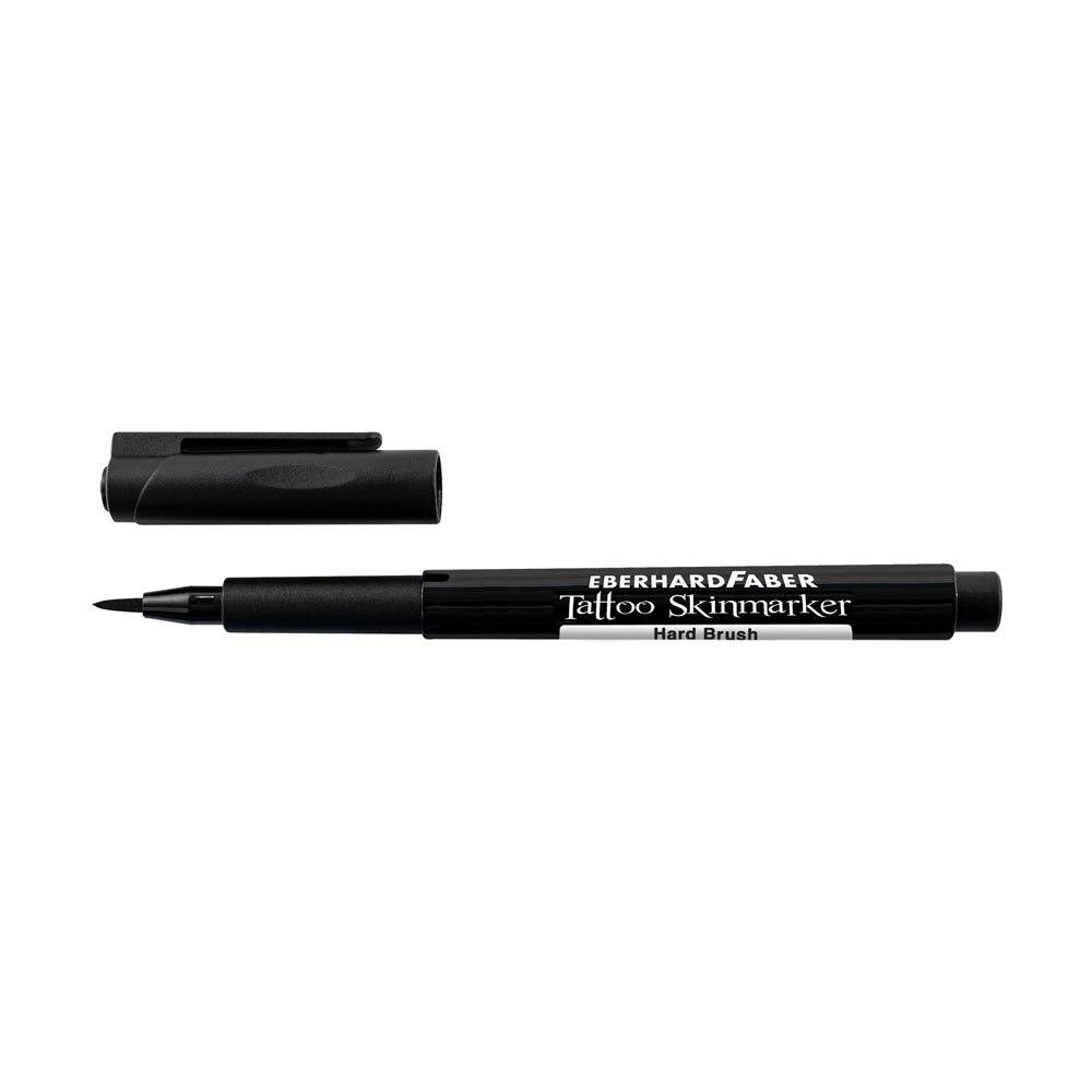 Eberhard Faber Tattoo Skinmarker Hard Brush schwarz