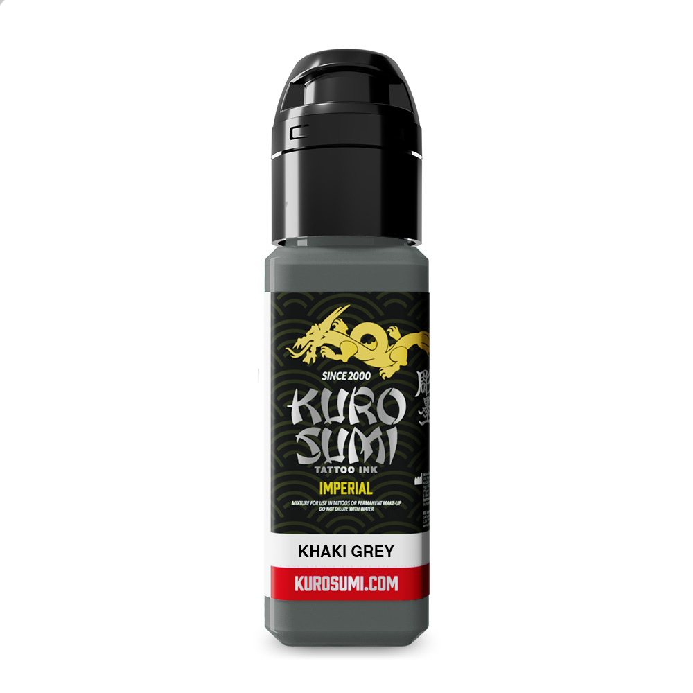 Imperial Khaki Grey 22ml - Kuro Sumi Imperial Tattoo Ink