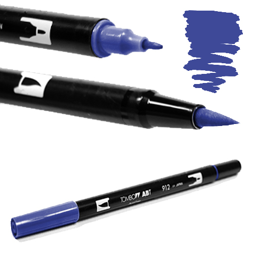 Tombow ABT Dual Brush deep blue