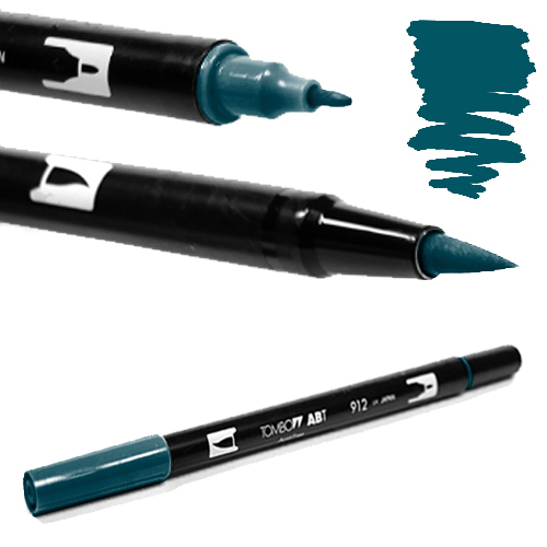 Tombow ABT Dual Brush dark green