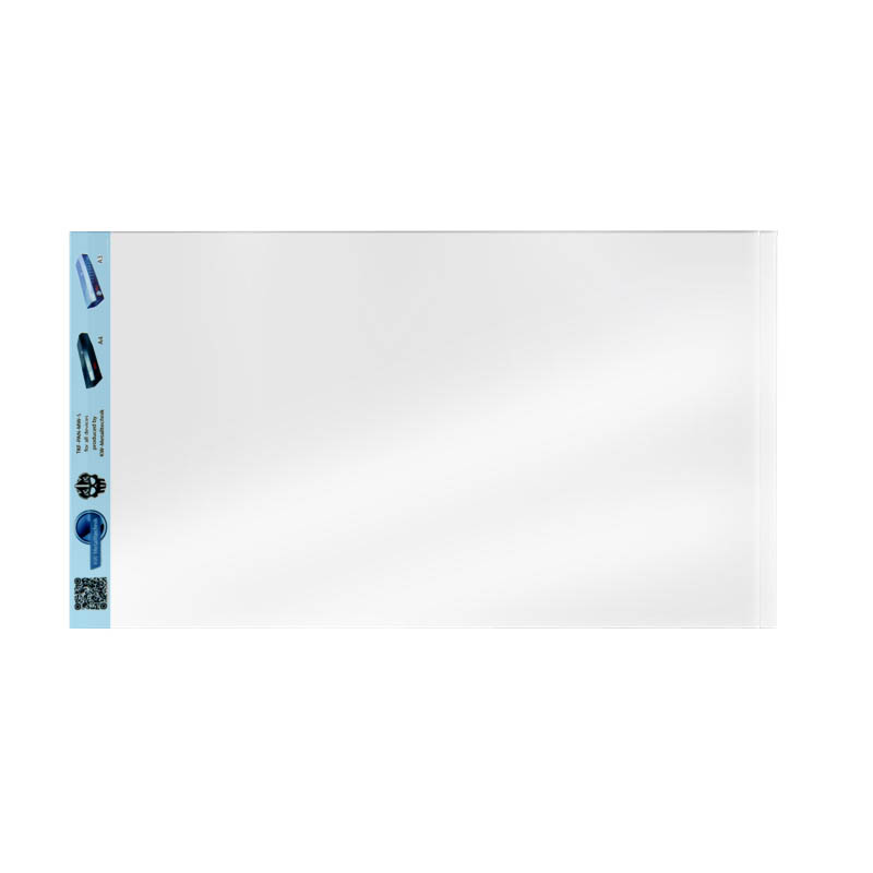Thermo Kopierer Folienhülle Lang milchig weiss 230 x 430 mm