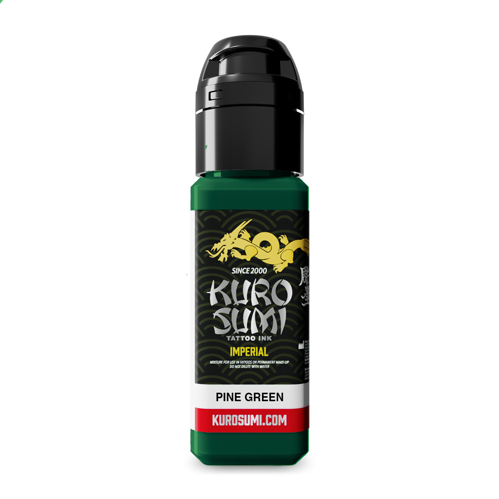 Imperial Pine Green 22ml - Kuro Sumi Imperial Tattoo Ink