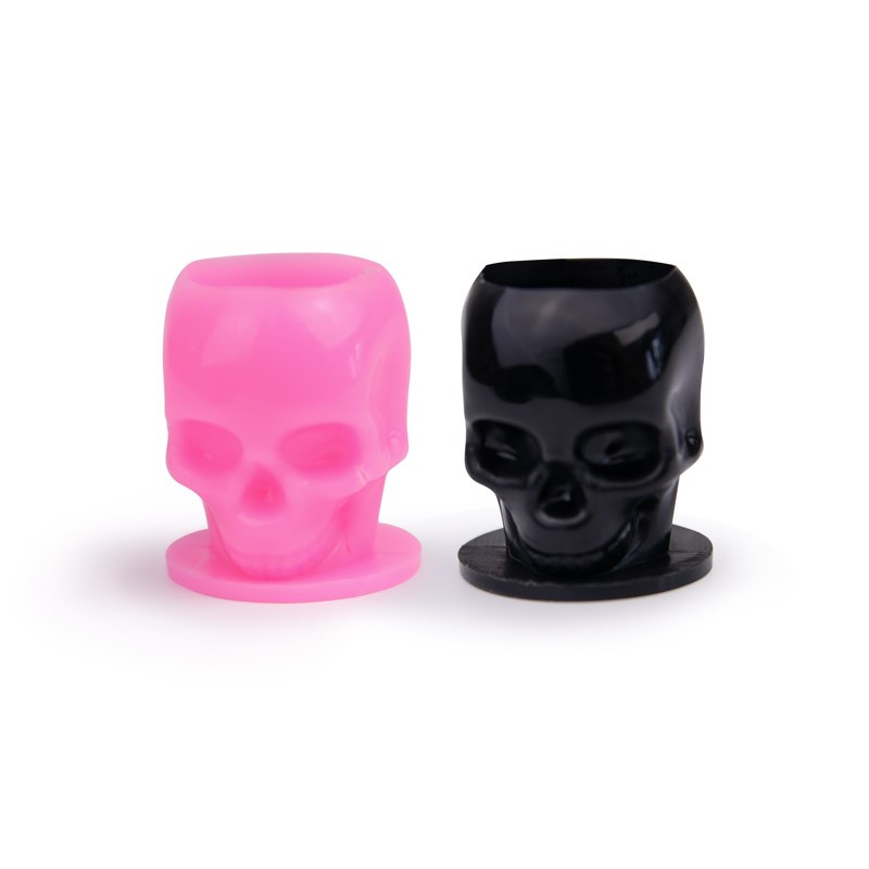 Totenkopf  Farbkappen Ø 12mm - Höhe 20mm - 200 Stck