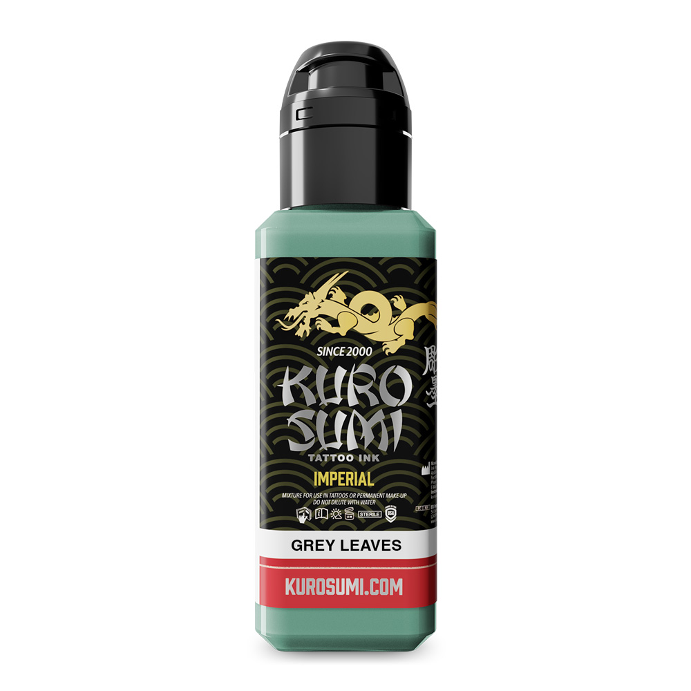 Imperial Grey Leaves 44ml - Kuro Sumi Imperial Tattoo Ink