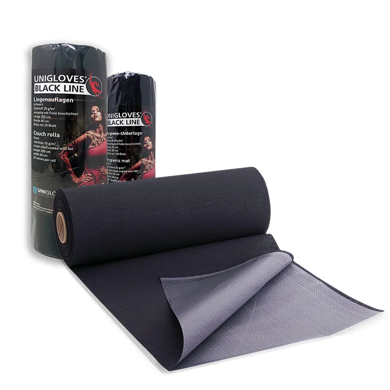 Liegenauflagen Unigloves schwarz 200x60cm