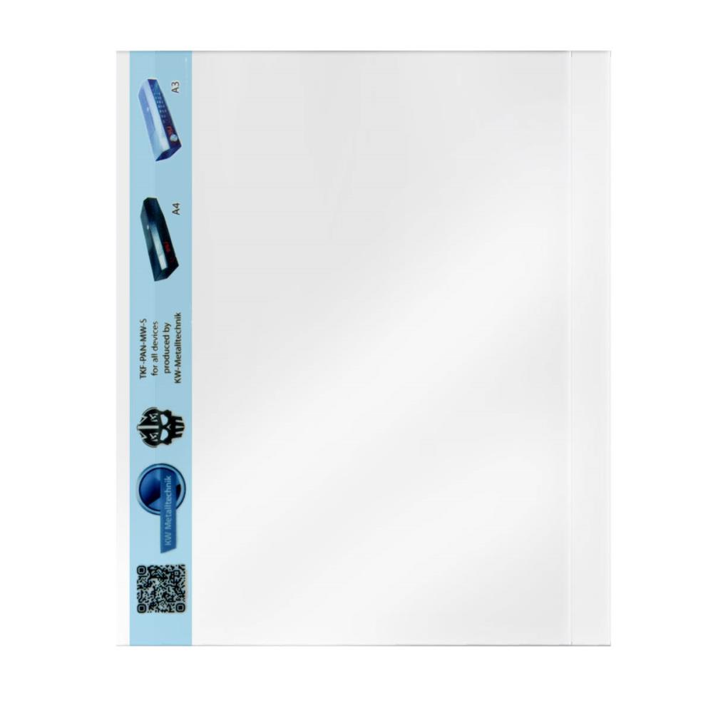 Thermo Kopierer Folienhülle small A5 milchig weiss 230x185mm