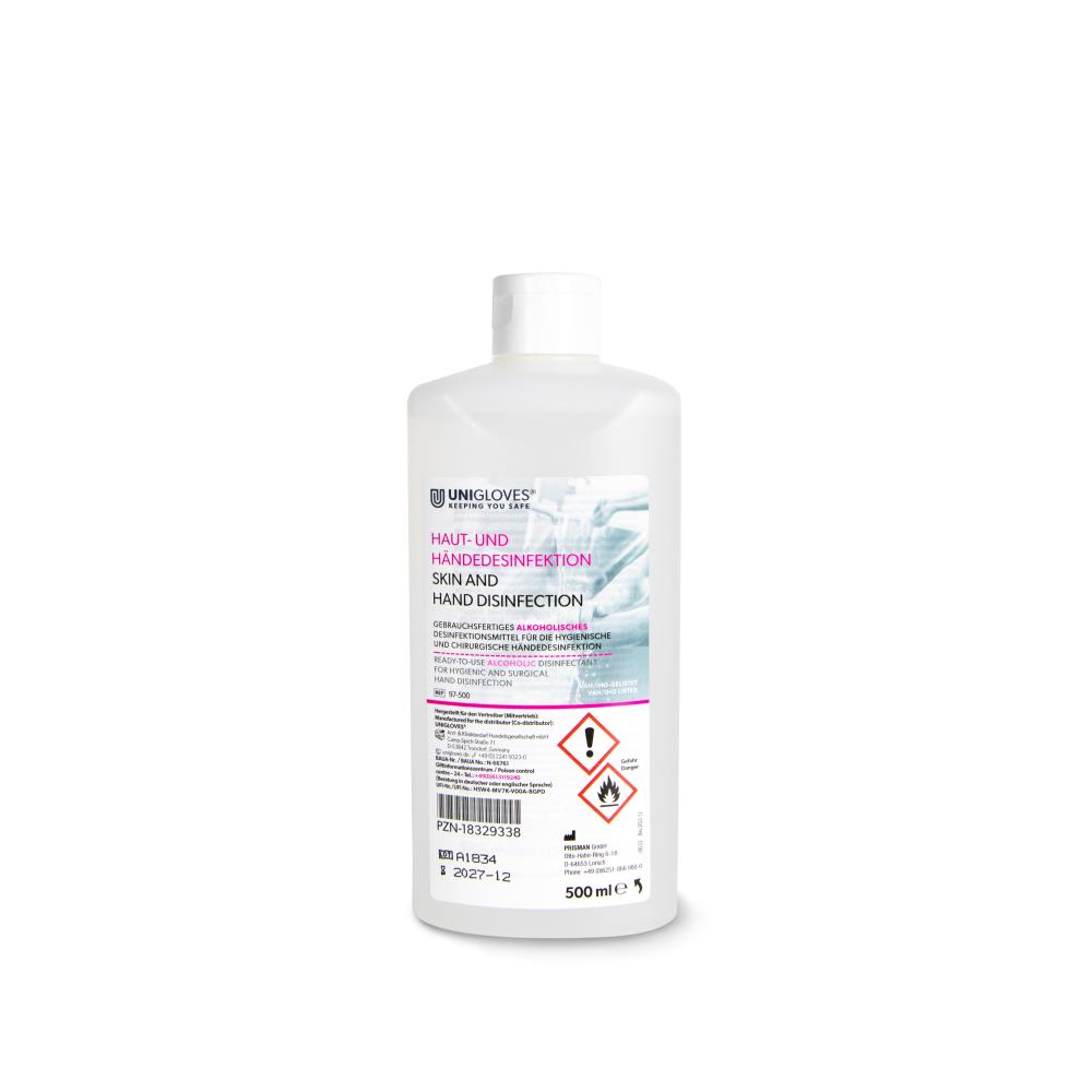 Unigloves Haut-und Händedesinfektion 500 ml