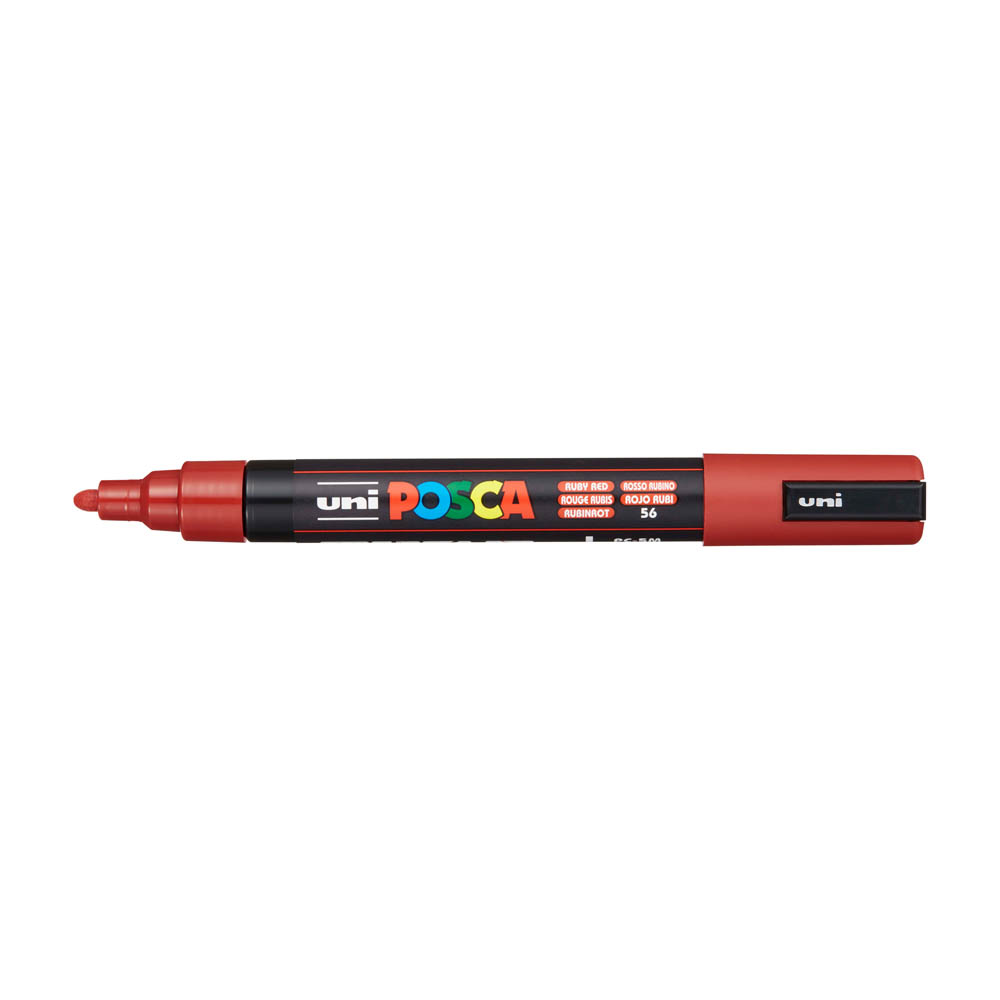 UNI Marker POSCA PC-5M Ruby red