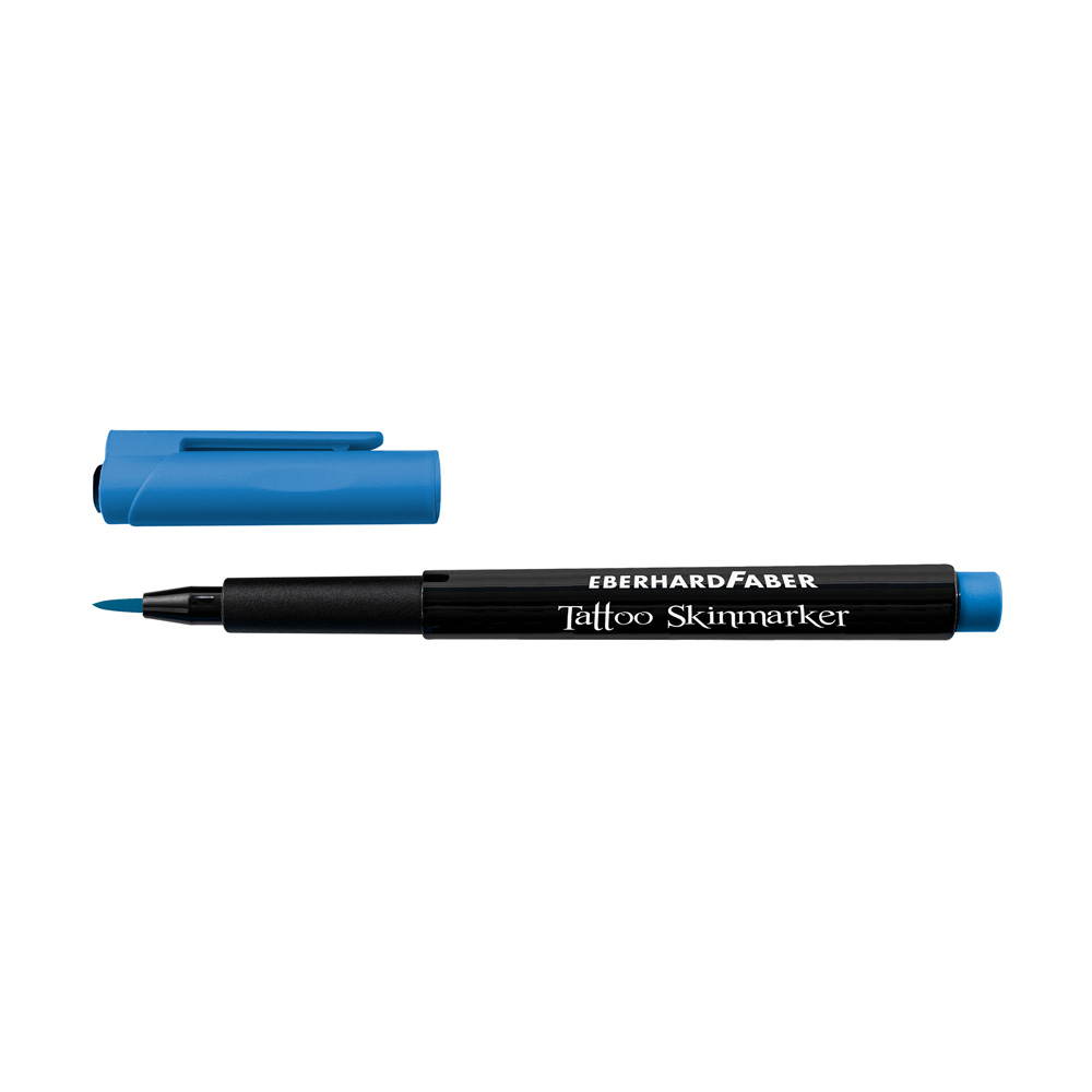 Eberhard Faber Tattoo Skinmarker Soft Brush blau