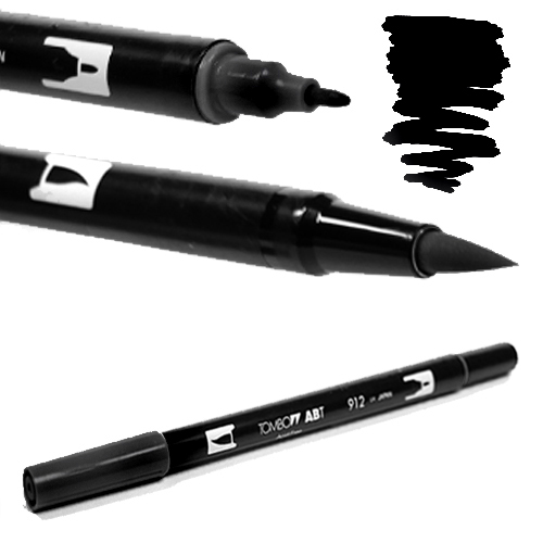 Tombow ABT Dual Brush black