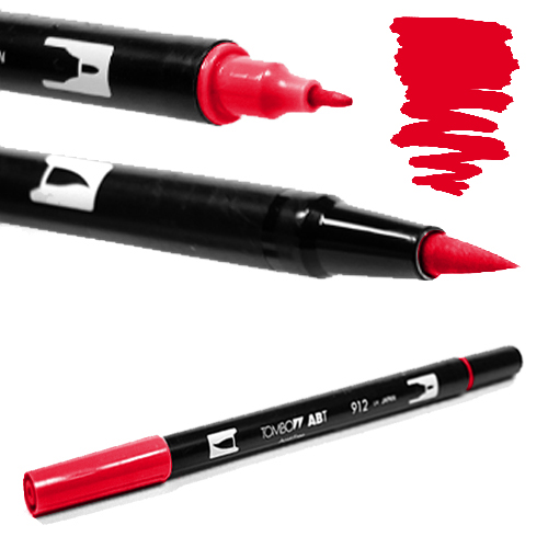 Tombow ABT Dual Brush carmine