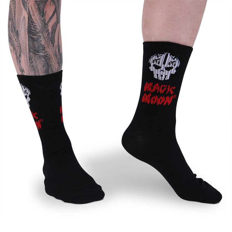 Magic Moon Socken schwarz mit Logo Gr.38-41