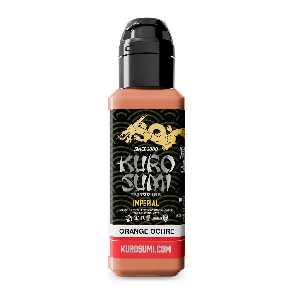 Imperial Orange Ochre 44ml - Kuro Sumi Imperial Tattoo Ink