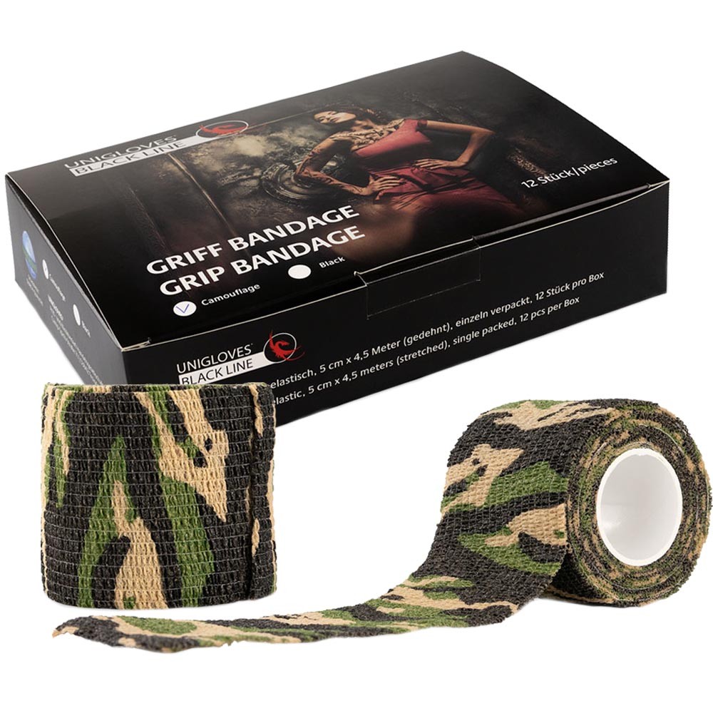 Griffbandage Camouflage 5cm x 4,50m