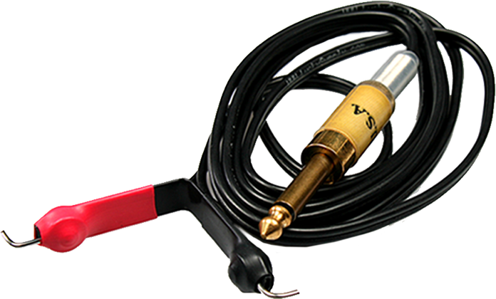 Black Springless Silicone Clipcord