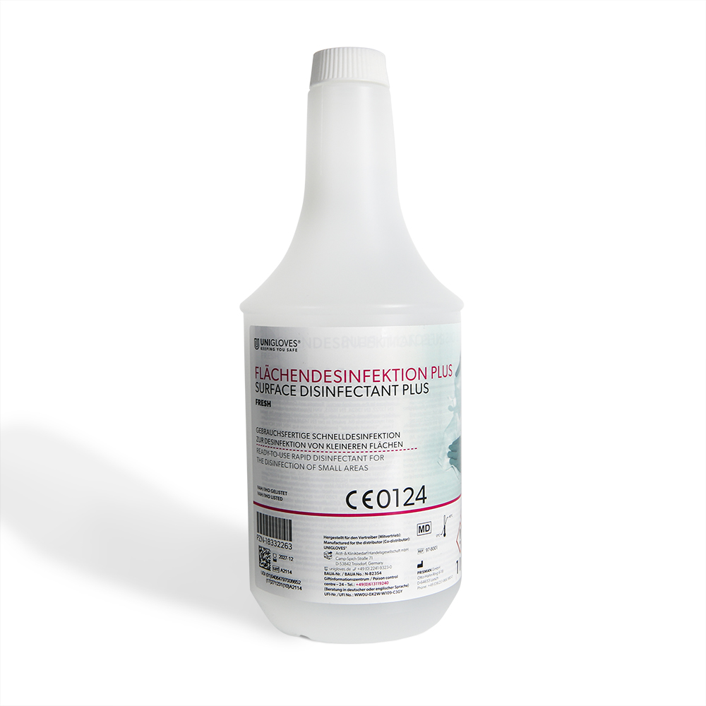 Unigloves Flächendesinfektion  Plus 1000 ml - Fresh