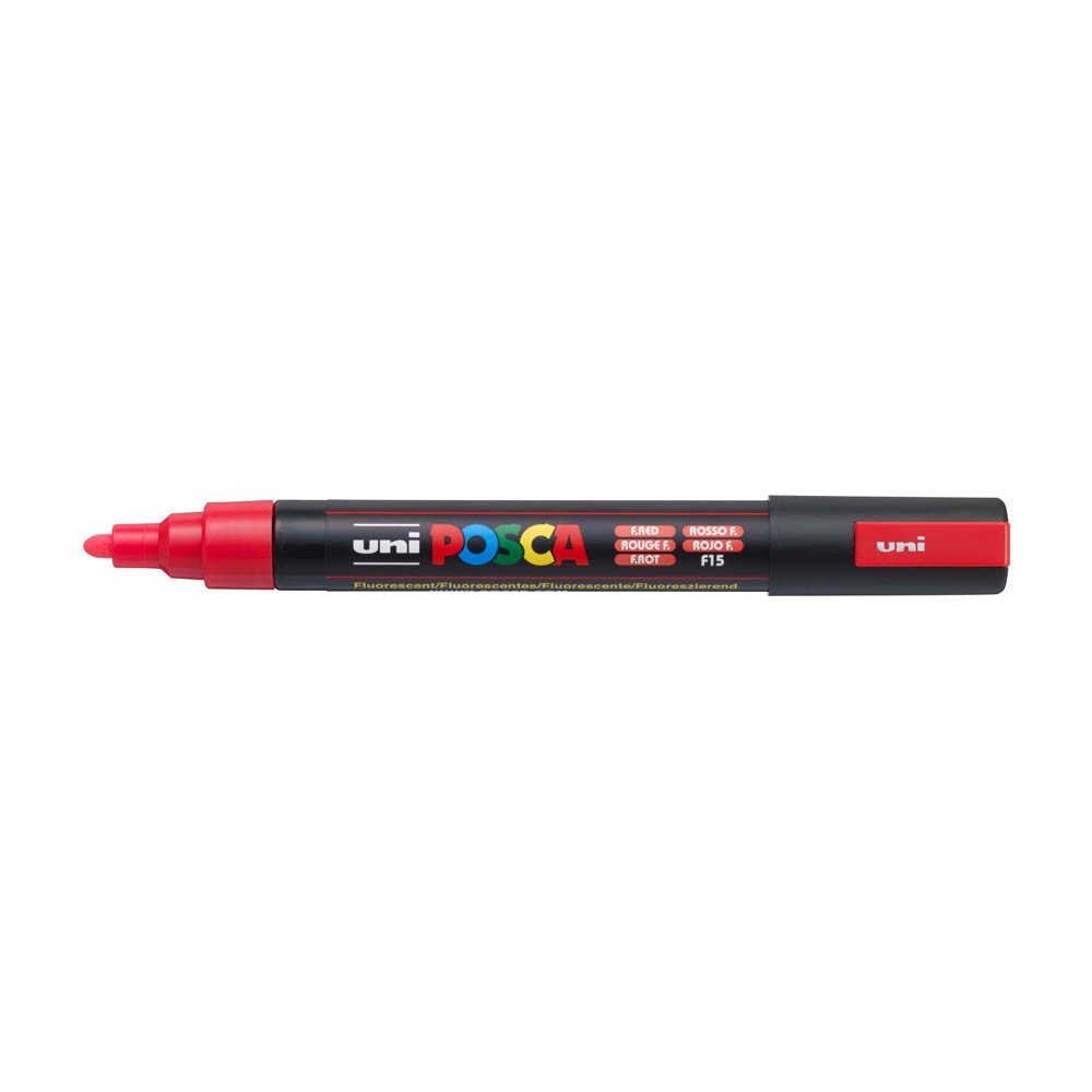UNI Marker POSCA PC-5M Fluorescent red