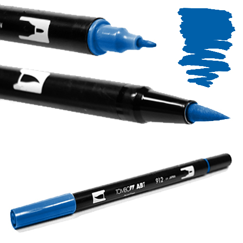 Tombow ABT Dual Brush ultramarine