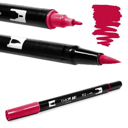 Tombow ABT Dual Brush crimson