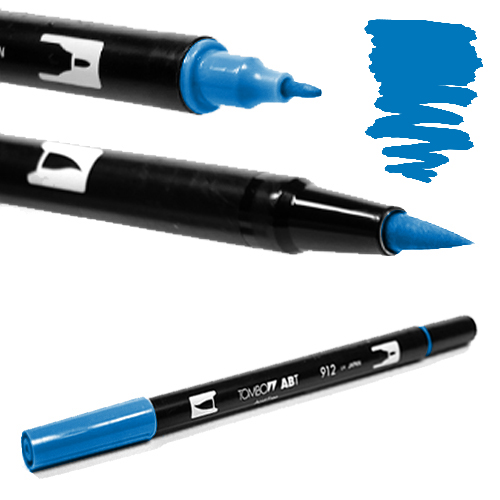 Tombow ABT Dual Brush cobalt blue
