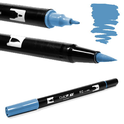Tombow ABT Dual Brush true blue