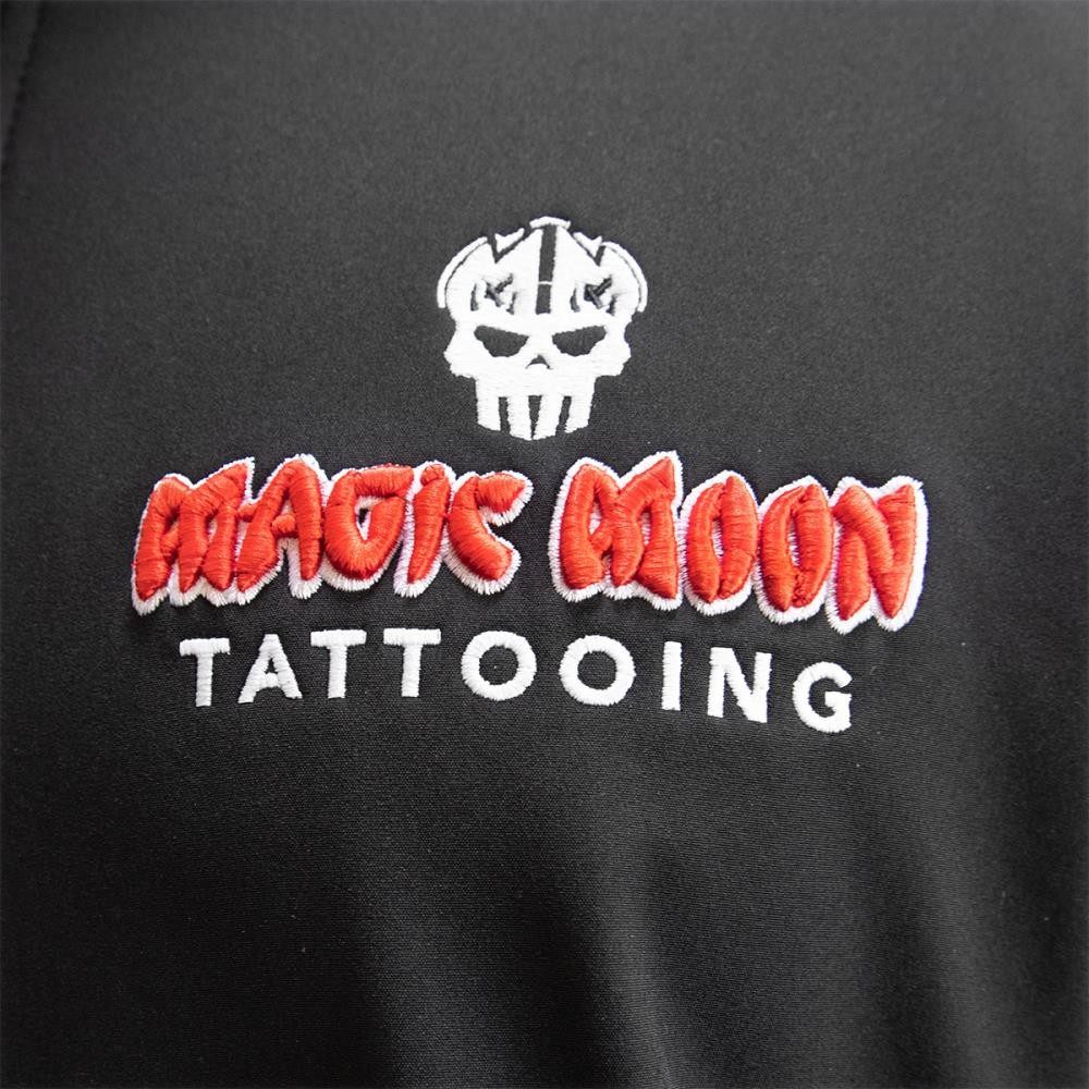 Magic Moon Jacke Tattooing schwarz mit 3D Stick L