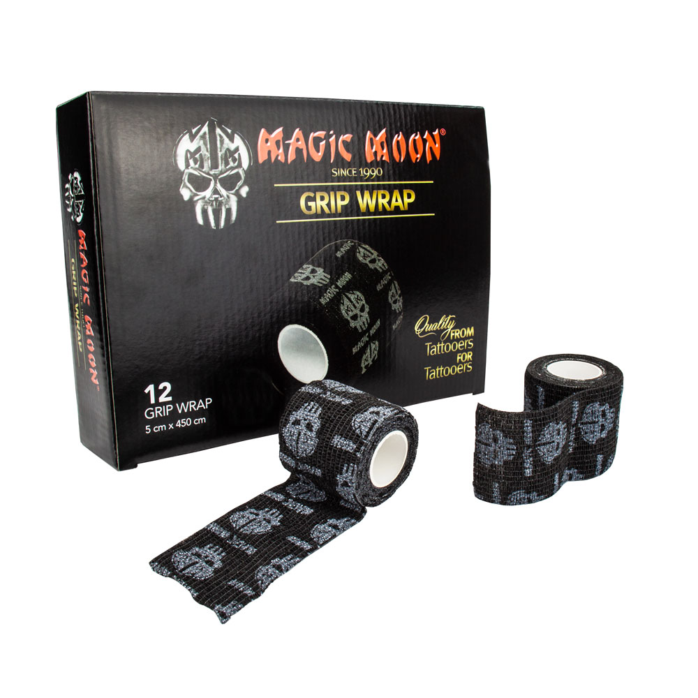 Magic Moon Griffbandagen Box 12er Pack - schwarz 5cm x 4,50m