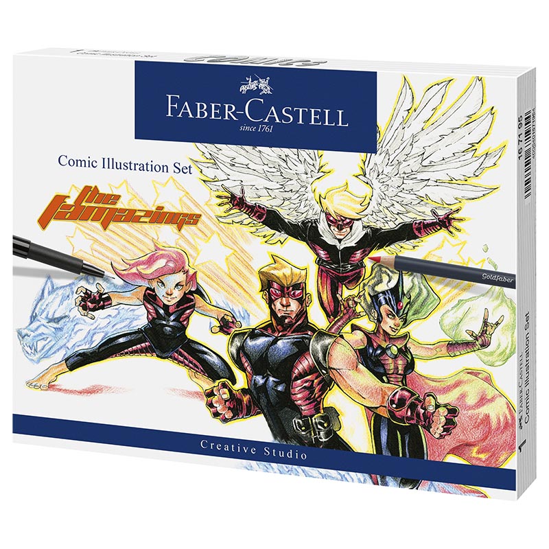 Faber Castell Comic Illustration Set 15 teilig