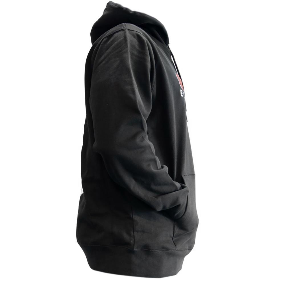 Magic Moon Hoody black with 3D embroidery and flock print L