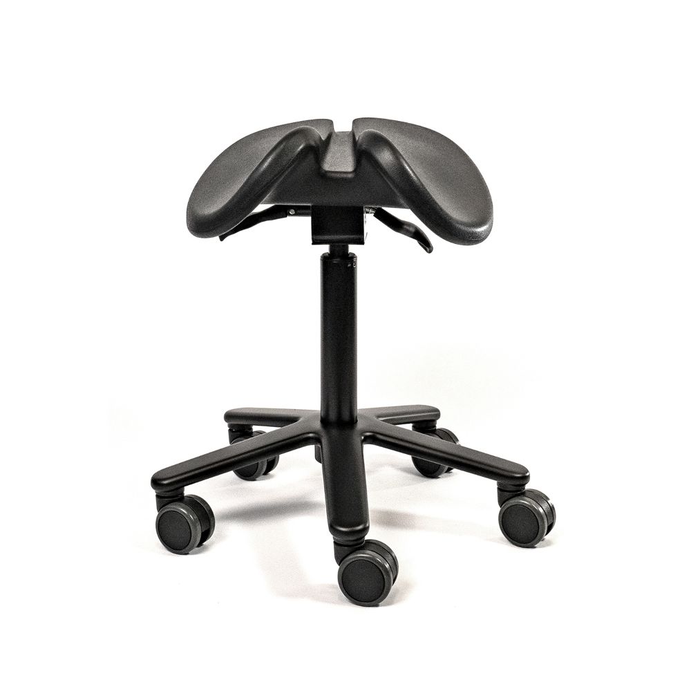 Tattoo Workz Arbeitshocker mit geteiltem Sattelsitz