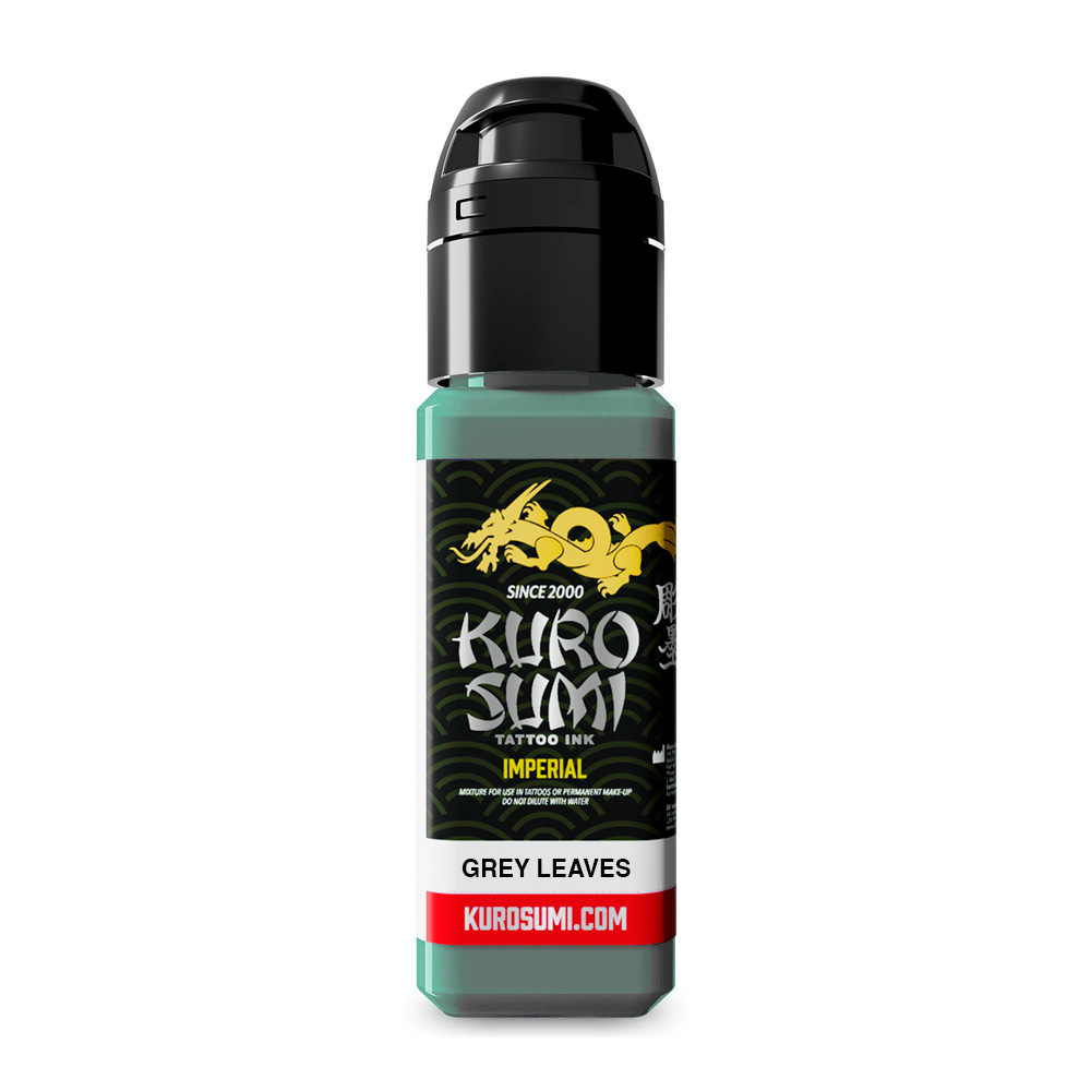 Imperial Grey Leaves 22ml - Kuro Sumi Imperial Tattoo Ink