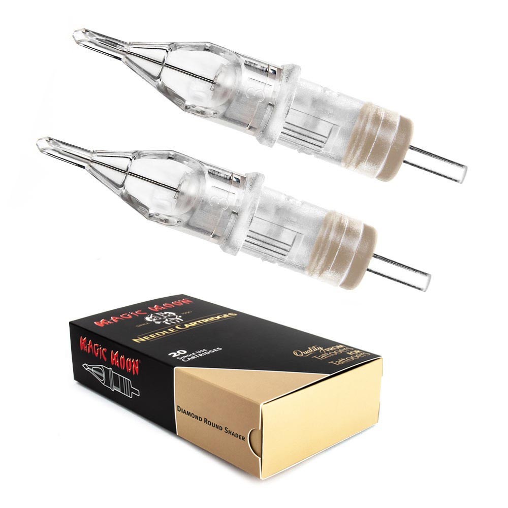 Needle Cartridges 3013 Diamond Round Shader Long Taper-20St.