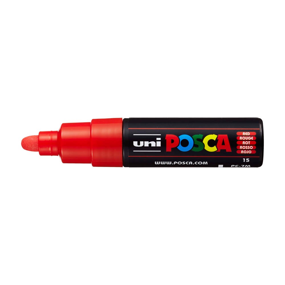 UNI Marker POSCA PC-7M Red